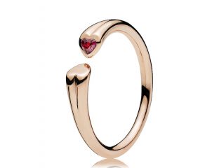 Pandora anillo corazones